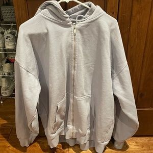 Brandy Melville Zip up Hoodie (oversized)